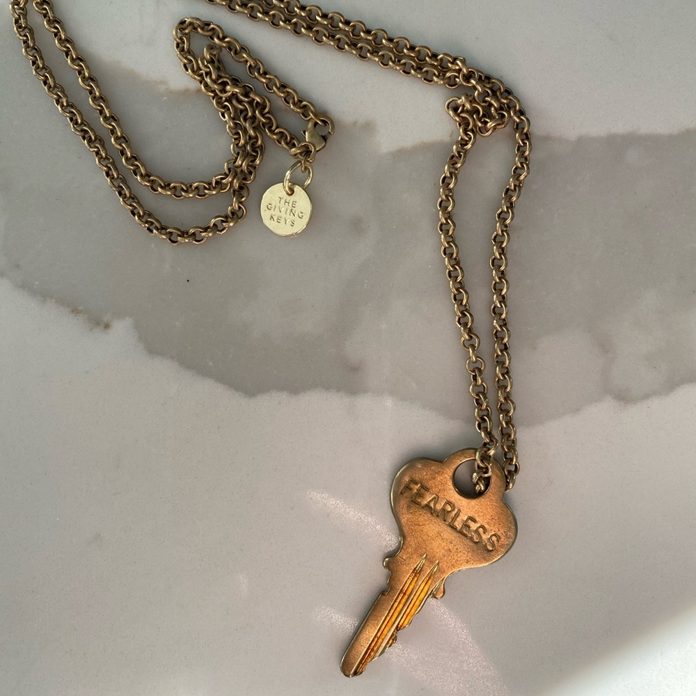 Giving key necklace